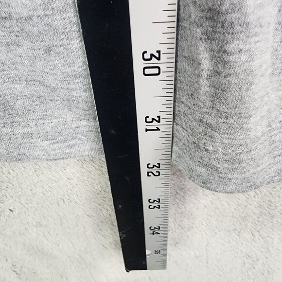 Mens Gray Army Physical Fitness Uniform Shirt Long Sleeve 100% Polyester Size XL - Picture 6 of 7